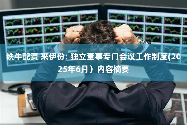 铁牛配资 来伊份: 独立董事专门会议工作制度(2025年6月）内容摘要