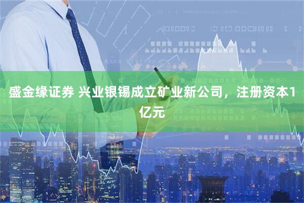 盛金缘证券 兴业银锡成立矿业新公司，注册资本1亿元